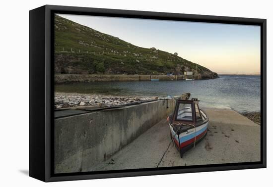 Poll An Mhadaidh, Arranmore Island, County Donegal, Ulster, Republic of Ireland, Europe-Carsten Krieger-Framed Premier Image Canvas