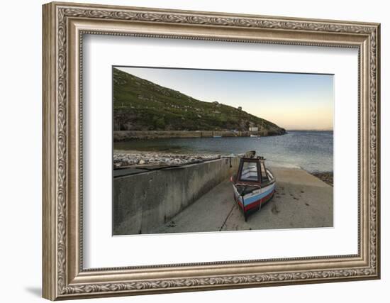 Poll An Mhadaidh, Arranmore Island, County Donegal, Ulster, Republic of Ireland, Europe-Carsten Krieger-Framed Photographic Print
