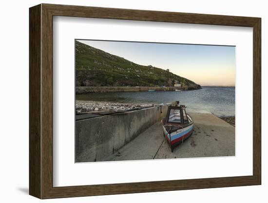 Poll An Mhadaidh, Arranmore Island, County Donegal, Ulster, Republic of Ireland, Europe-Carsten Krieger-Framed Photographic Print