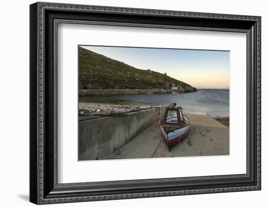 Poll An Mhadaidh, Arranmore Island, County Donegal, Ulster, Republic of Ireland, Europe-Carsten Krieger-Framed Photographic Print