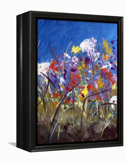 Pollen Party 1-Ruth Palmer-Framed Stretched Canvas