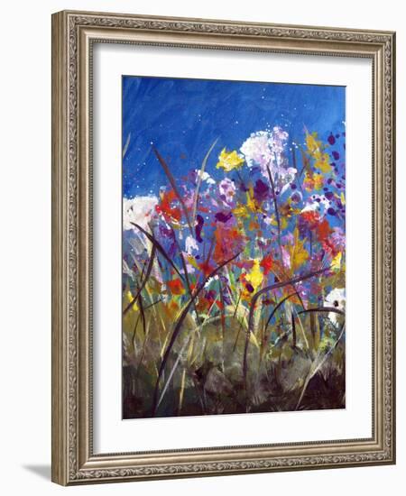 Pollen Party 1-Ruth Palmer-Framed Art Print