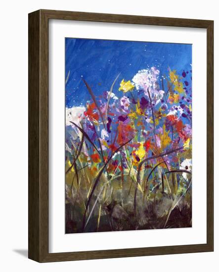 Pollen Party 1-Ruth Palmer-Framed Art Print