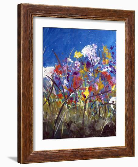 Pollen Party 1-Ruth Palmer-Framed Art Print