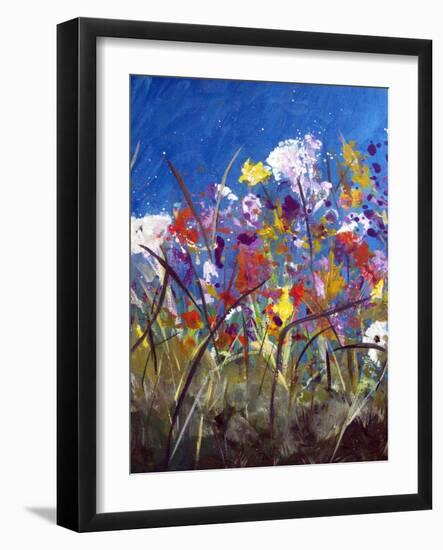 Pollen Party 1-Ruth Palmer-Framed Art Print