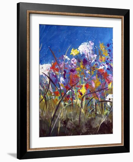 Pollen Party 1-Ruth Palmer-Framed Art Print