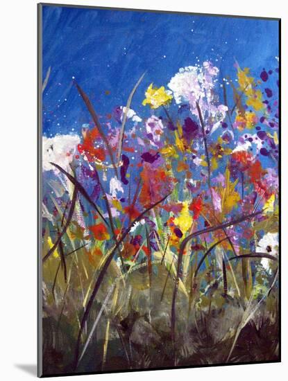 Pollen Party 1-Ruth Palmer-Mounted Art Print