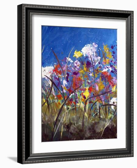 Pollen Party 1-Ruth Palmer-Framed Art Print