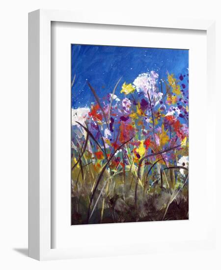 Pollen Party 1-Ruth Palmer-Framed Art Print