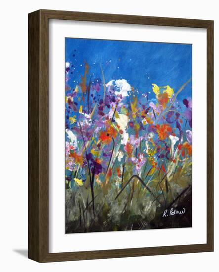 Pollen Party 2-Ruth Palmer-Framed Art Print