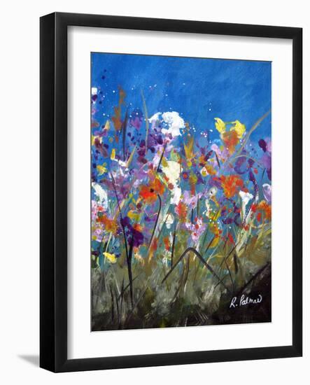 Pollen Party 2-Ruth Palmer-Framed Art Print