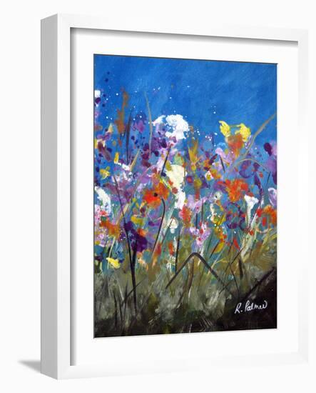 Pollen Party 2-Ruth Palmer-Framed Art Print