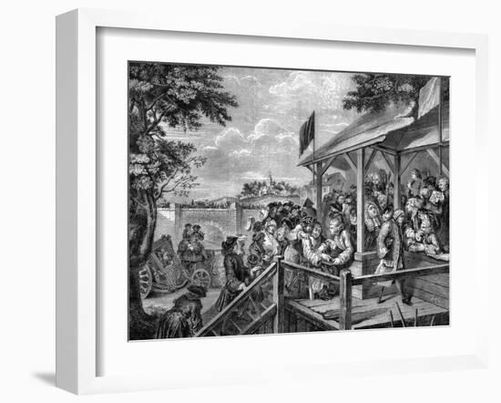Polling at an Election by William Hogarth-William Hogarth-Framed Giclee Print