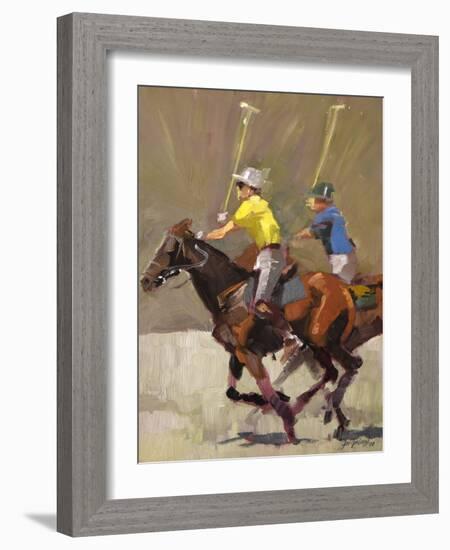 Polo Action-Jeri Ireland-Framed Art Print