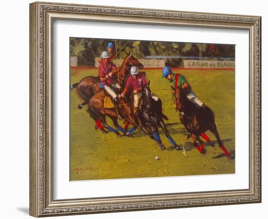 Polo At Deauville-Henry Koehler-Framed Art Print