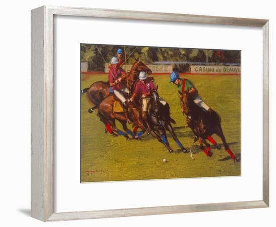 Polo At Deauville-Henry Koehler-Framed Art Print