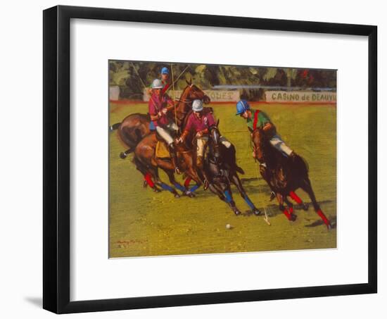 Polo At Deauville-Henry Koehler-Framed Art Print