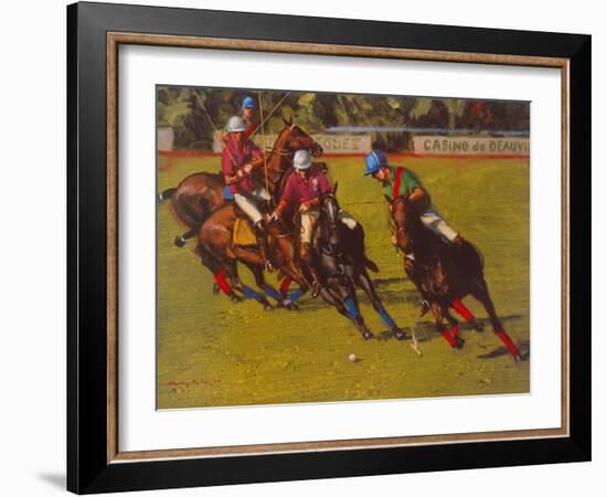 Polo At Deauville-Henry Koehler-Framed Art Print