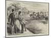 Polo at Hurlingham before the Prince and Princess of Wales-null-Mounted Giclee Print