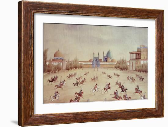 Polo at Isfahan-null-Framed Giclee Print