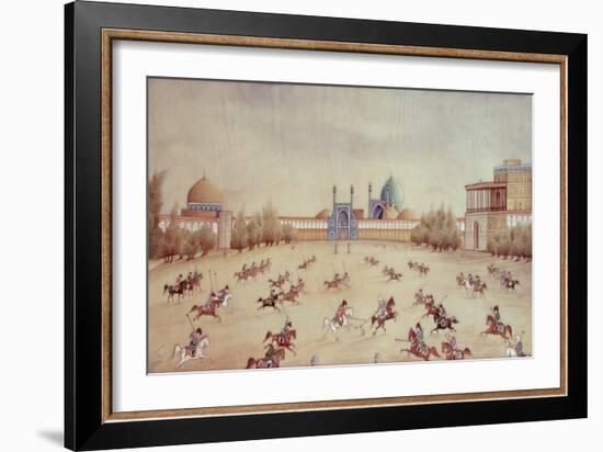 Polo at Isfahan-null-Framed Giclee Print