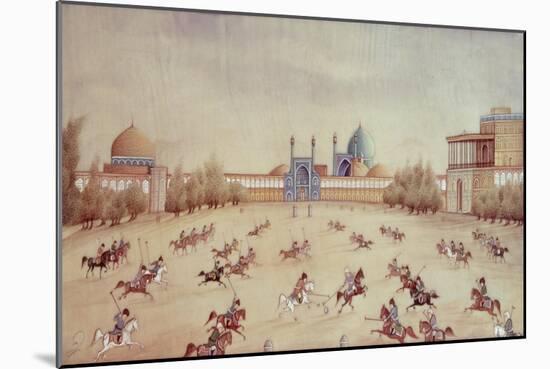 Polo at Isfahan-null-Mounted Giclee Print