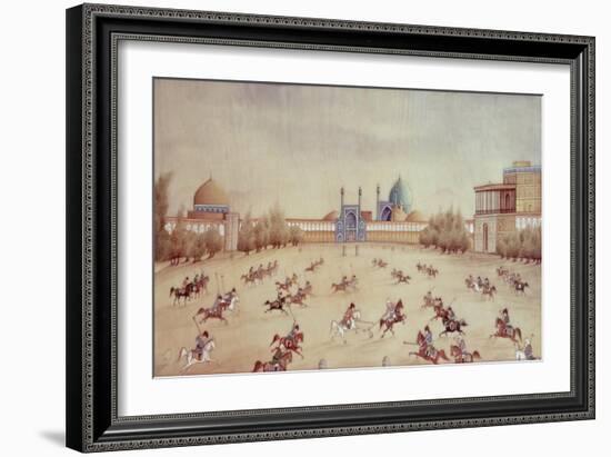 Polo at Isfahan-null-Framed Giclee Print