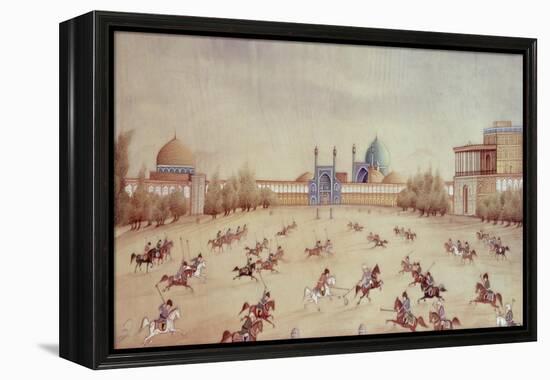Polo at Isfahan-null-Framed Premier Image Canvas