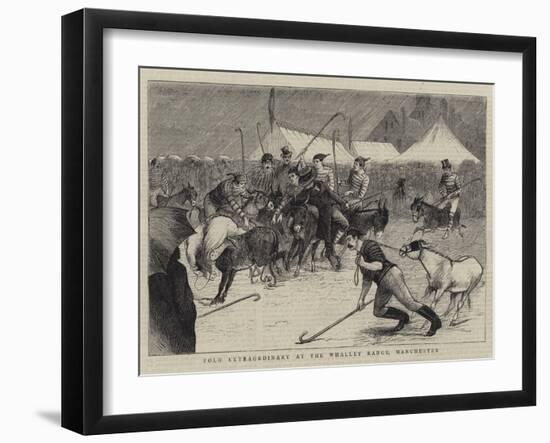 Polo Extraordinary at the Whalley Range, Manchester-null-Framed Giclee Print