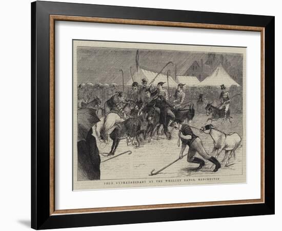Polo Extraordinary at the Whalley Range, Manchester-null-Framed Giclee Print