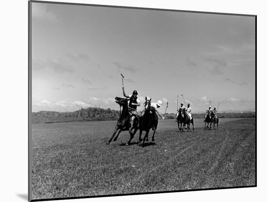 Polo Game in Progress at the Canlubang Sugarcane Plantation-Carl Mydans-Mounted Photographic Print