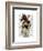 Polo Horse Portrait-Fab Funky-Framed Art Print