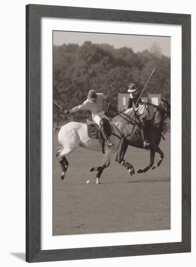 Polo In The Park I-Ben Wood-Framed Giclee Print