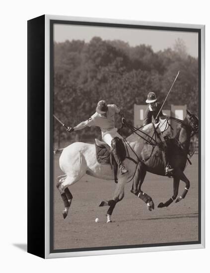 Polo In The Park I-Ben Wood-Framed Stretched Canvas