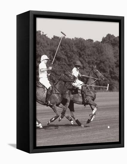 Polo In The Park IV-Ben Wood-Framed Stretched Canvas