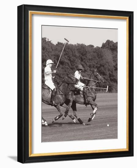 Polo In The Park IV-Ben Wood-Framed Art Print