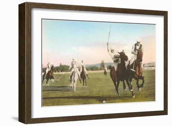 Polo Match-null-Framed Art Print