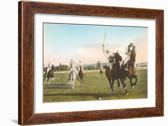 Polo Match-null-Framed Art Print