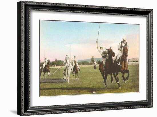 Polo Match-null-Framed Art Print