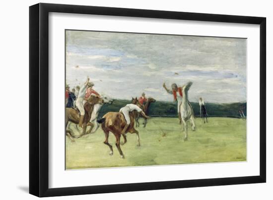 Polo player in Jenisch-Park, Hamburg 1902 - 1903-Max Liebermann-Framed Giclee Print