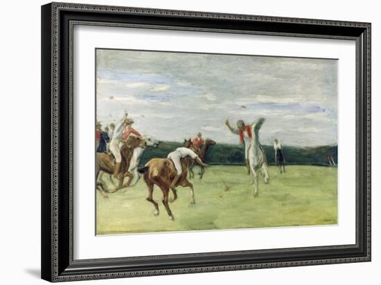 Polo player in Jenisch-Park, Hamburg 1902 - 1903-Max Liebermann-Framed Giclee Print