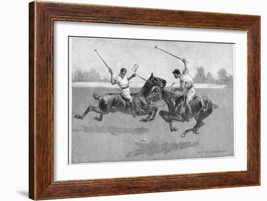 Polo Players, 1890-Frederic Remington-Framed Giclee Print