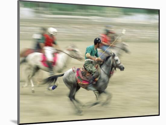 Polo Players in the Birthplace of Polo, Chitral, Pakistan, Asia-Upperhall Ltd-Mounted Photographic Print