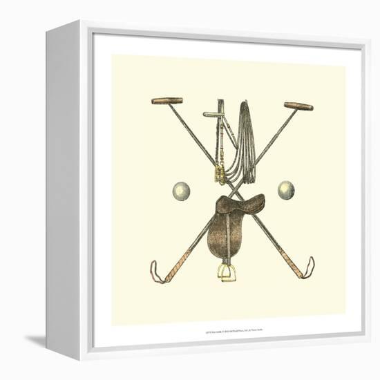 Polo Saddle-Vision Studio-Framed Stretched Canvas