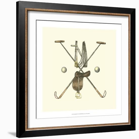 Polo Saddle-Vision Studio-Framed Art Print