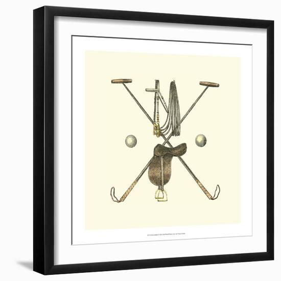 Polo Saddle-Vision Studio-Framed Art Print