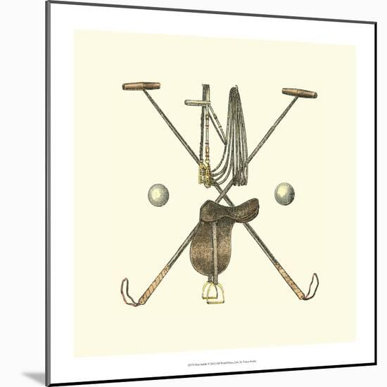 Polo Saddle-Vision Studio-Mounted Art Print