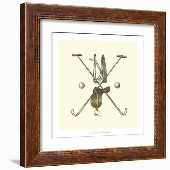 Polo Saddle-Vision Studio-Framed Art Print