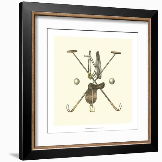 Polo Saddle-Vision Studio-Framed Art Print