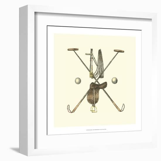 Polo Saddle-Vision Studio-Framed Art Print